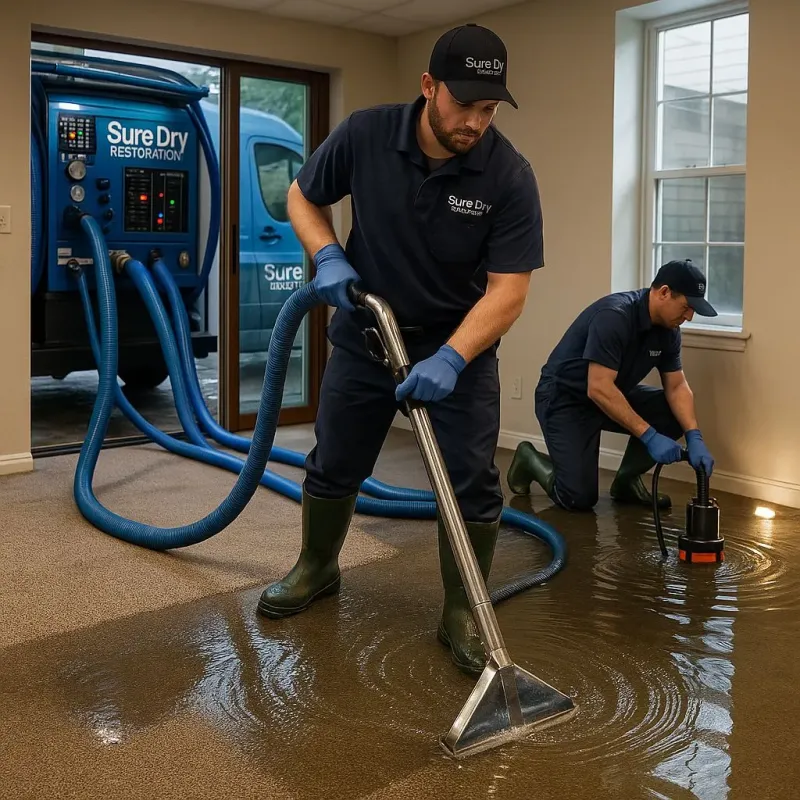 Water Extraction and Removal process in Hallettsville, TX